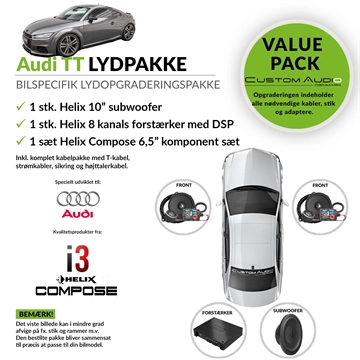 Audi TT (8S) lydpakke